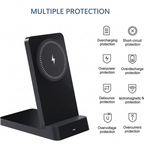 MagSafe-Compatible Foldable Wireless Charging Stand
