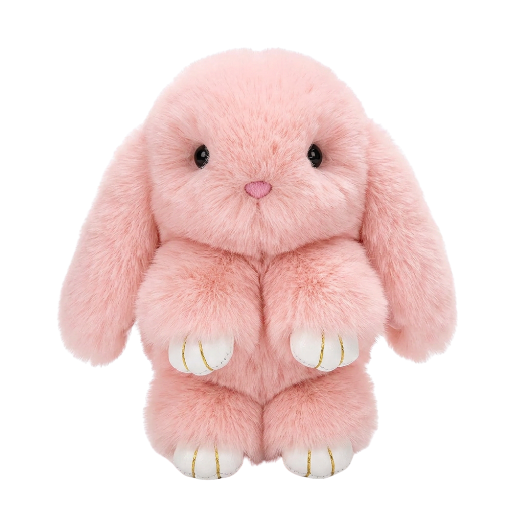 Fluffy Rabbit Keychain