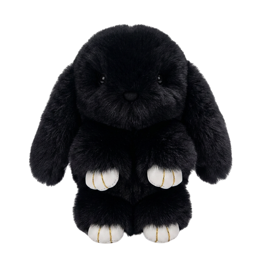 Fluffy Rabbit Keychain