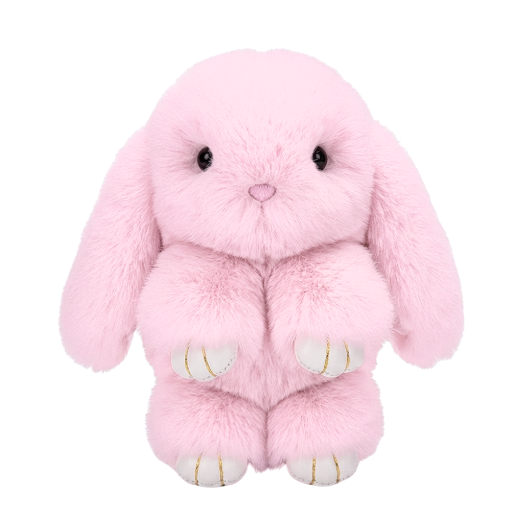 Fluffy Rabbit Keychain