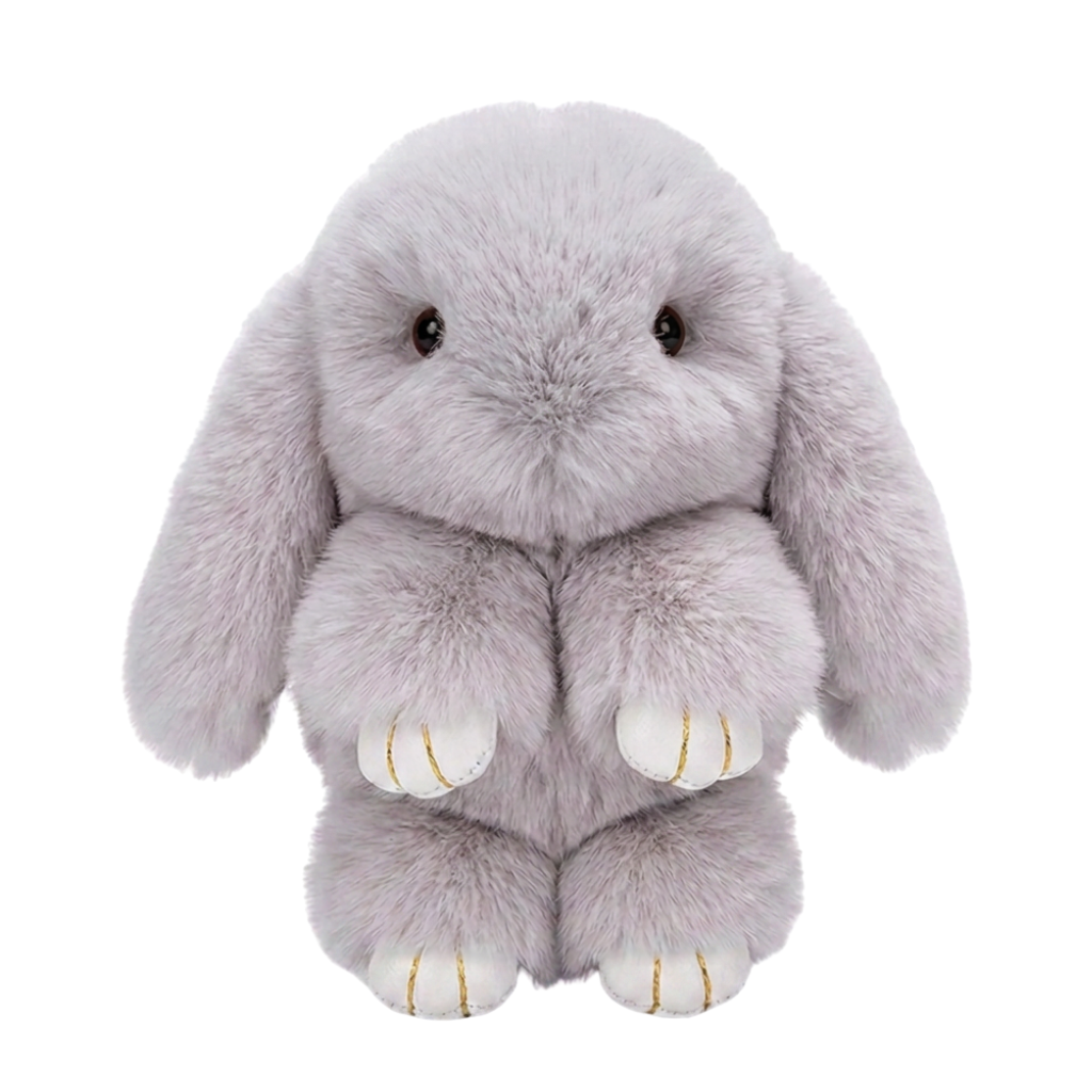Fluffy Rabbit Keychain