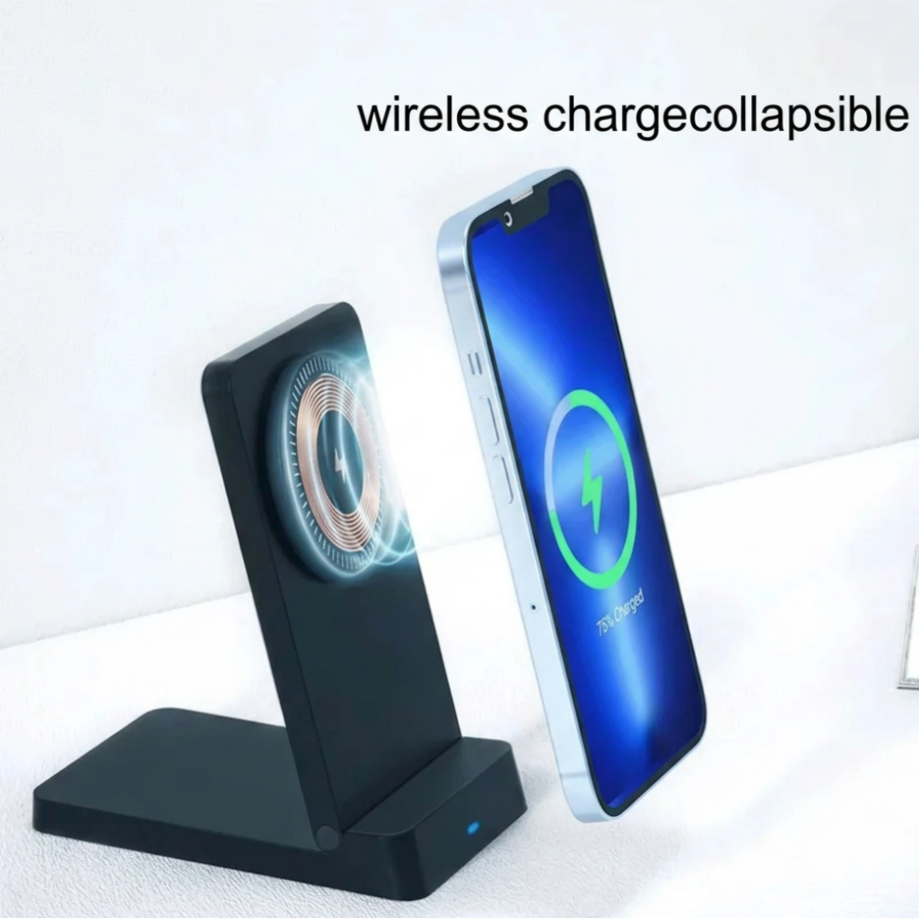 MagSafe-Compatible Foldable Wireless Charging Stand