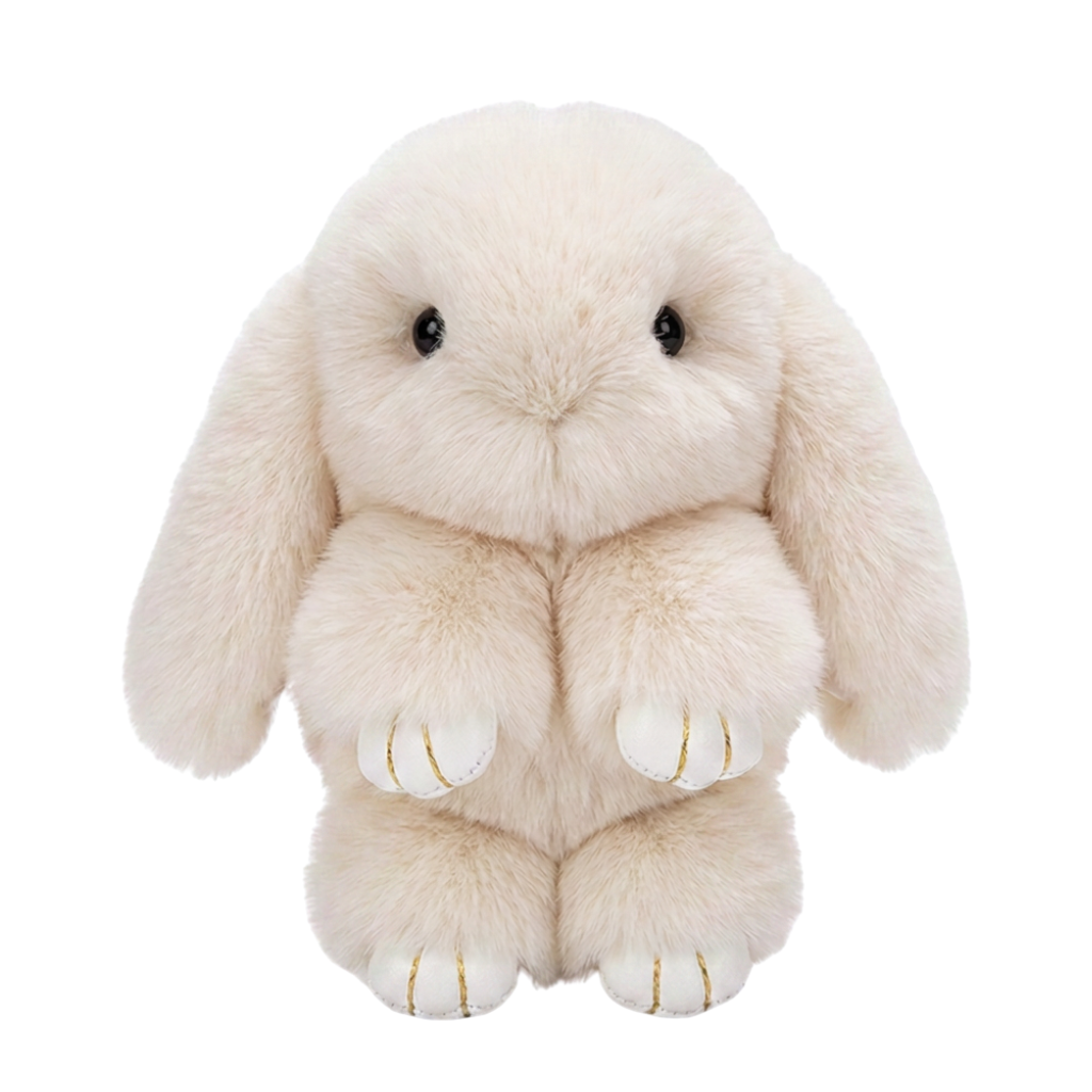 Fluffy Rabbit Keychain