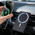 Magnetic Car Vent Mount with Wireless Charging