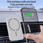 Magnetic Car Vent Mount with Wireless Charging