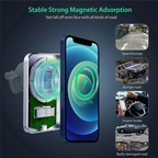 Magnetic Car Vent Mount with Wireless Charging