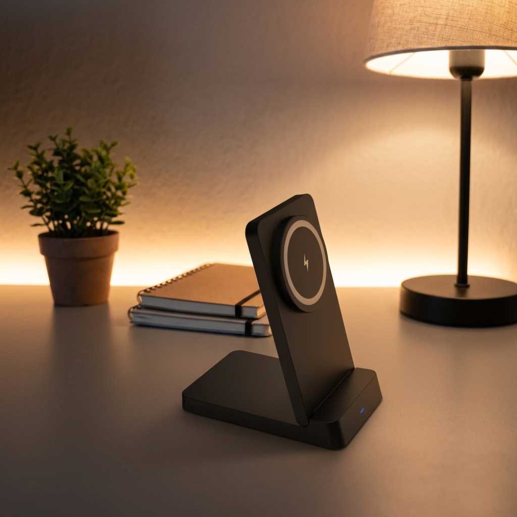 MagSafe-Compatible Foldable Wireless Charging Stand