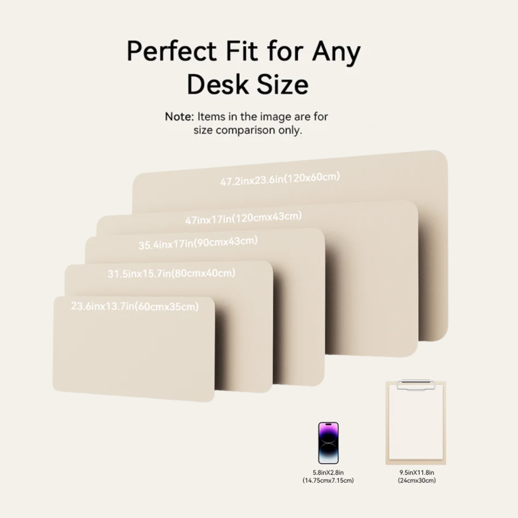 Leather Desk Mat & Mouse Pad