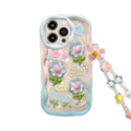 Pink Flower Chain Samsung Phone Case