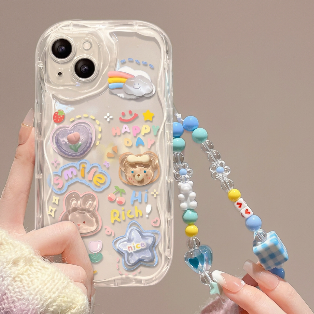 Pink Flower Chain Samsung Phone Case