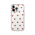 Heart Bow Polka Dot Clear Phone Case