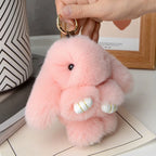 Fluffy Rabbit Keychain