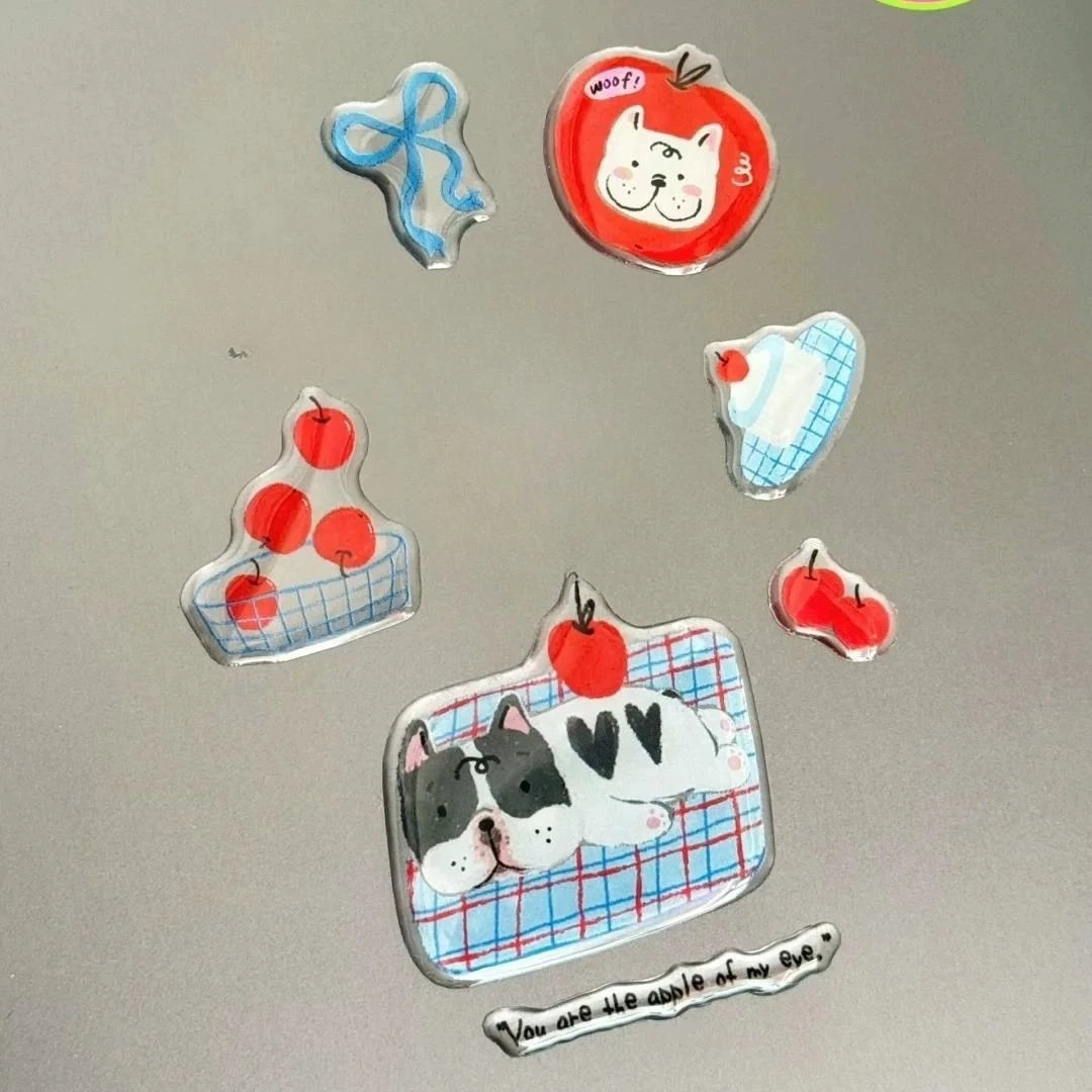 3D Crystal Drop Stickers