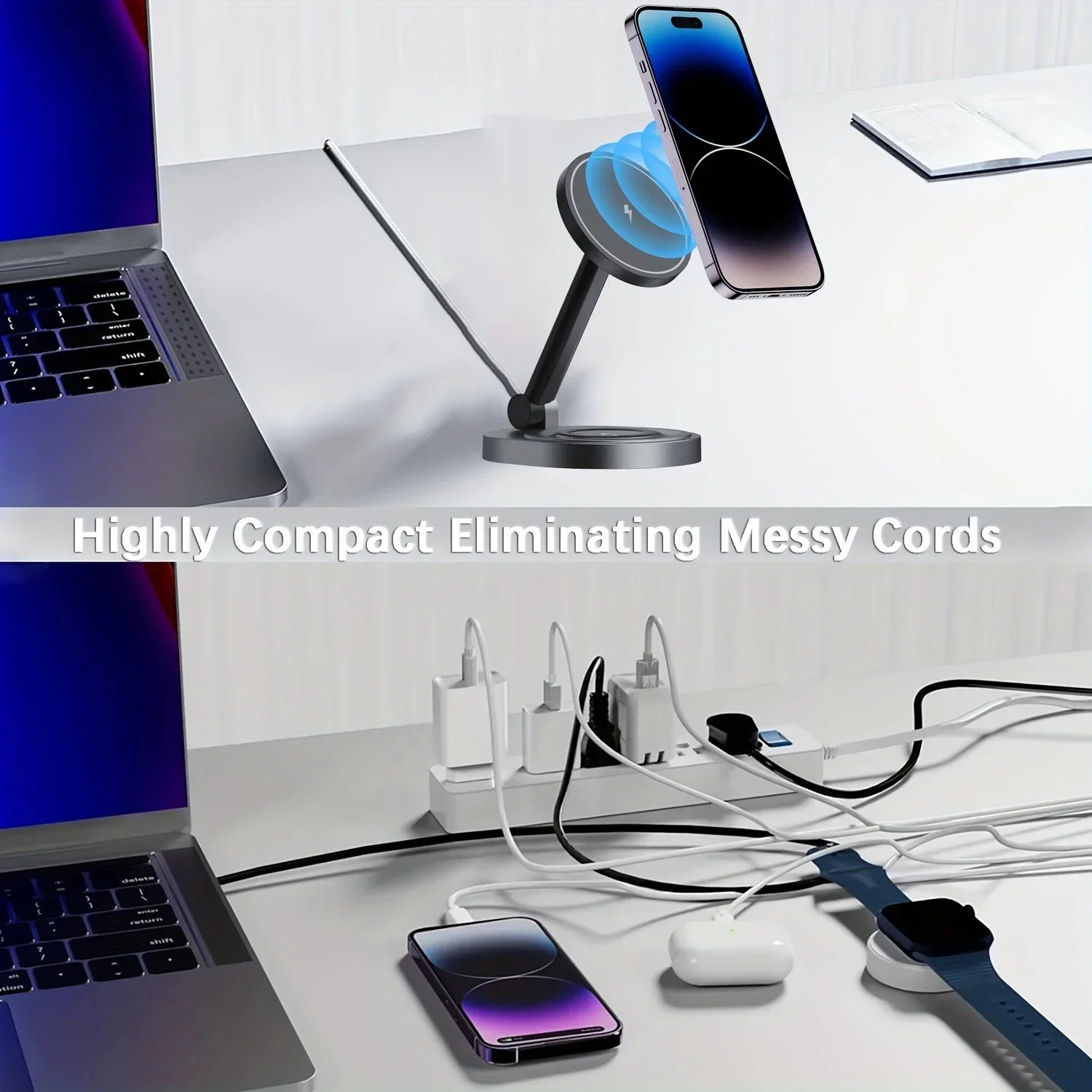 3-in-1 MagSafe Charging Stand (iPhone, Apple Watch, AirPods)