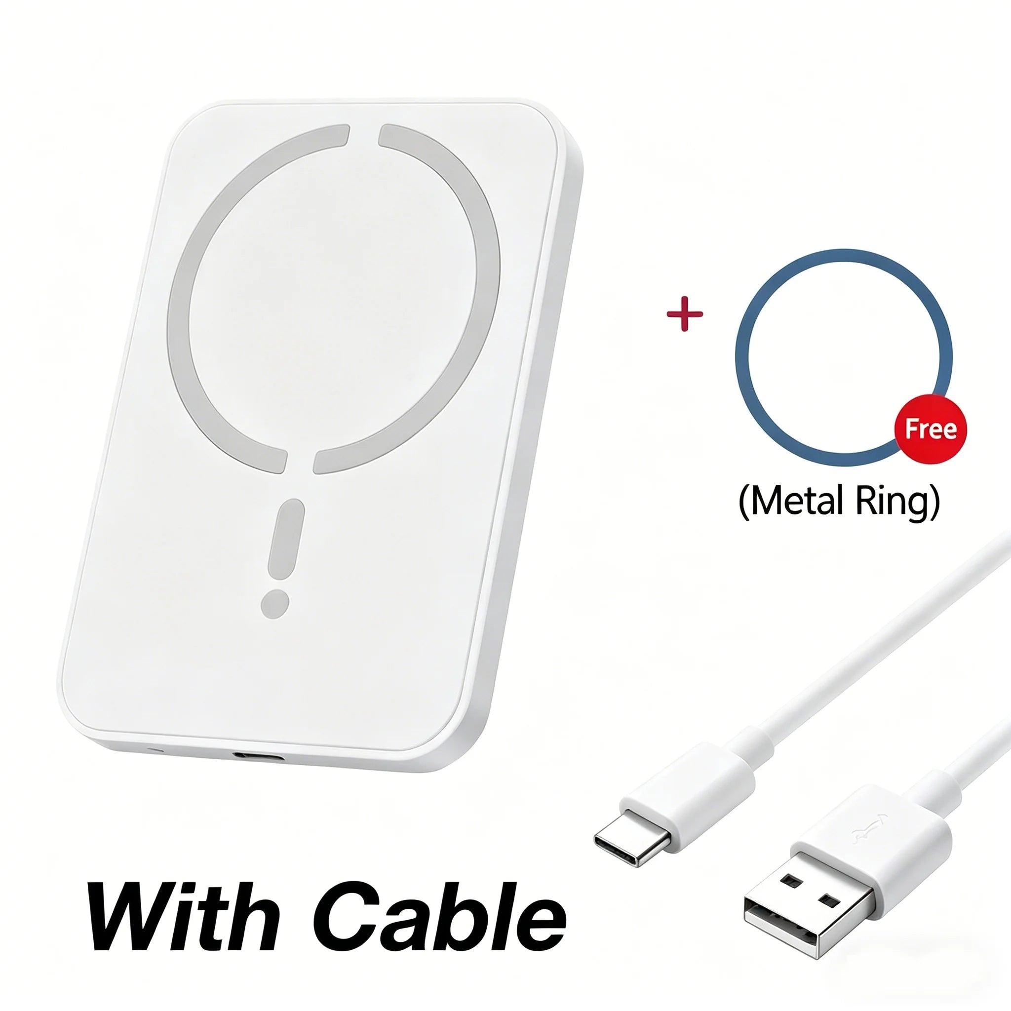 Magnetic Car Vent Mount with Wireless Charging