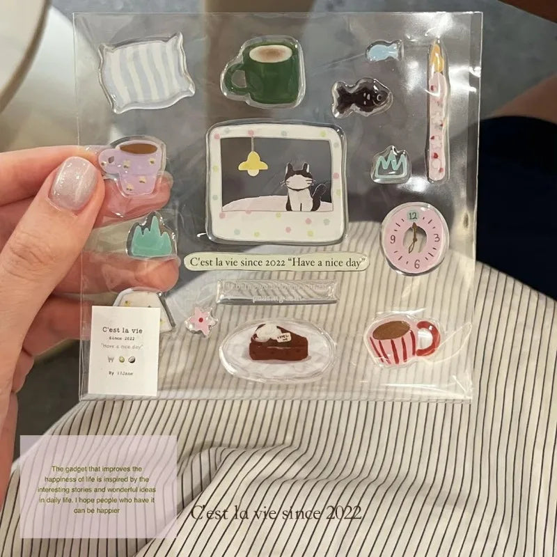 3D Crystal Drop Stickers