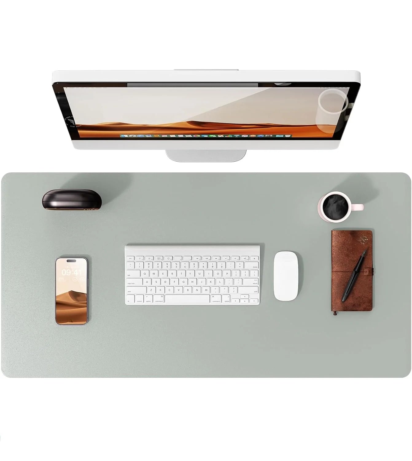 Leather Desk Mat & Mouse Pad