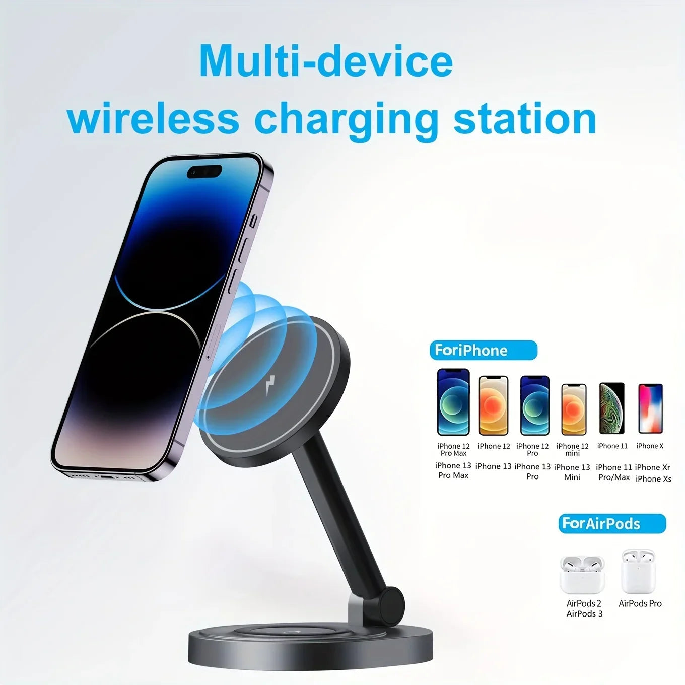 3-in-1 MagSafe Charging Stand (iPhone, Apple Watch, AirPods)