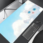 Black Cat Clouds XXL Desk Mat