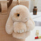 Fluffy Rabbit Keychain