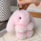 Fluffy Rabbit Keychain