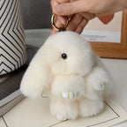 Fluffy Rabbit Keychain