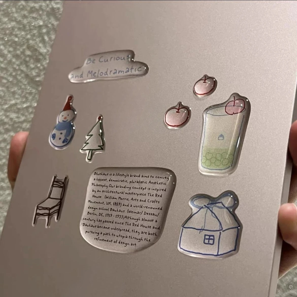 3D Crystal Drop Stickers