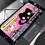 Black Cat Clouds XXL Desk Mat